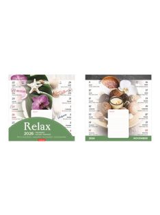   TOPTIMER Naptár, fali, mágneses, kétheti, TOPTIMER, "Relax"