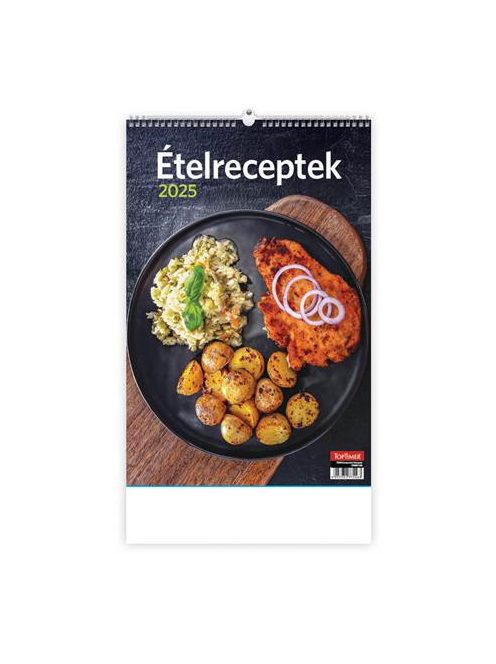 TOPTIMER Naptár, fali, TOPTIMER "Ételreceptek"