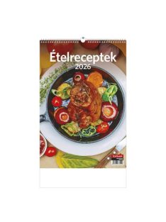 TOPTIMER Naptár, fali, TOPTIMER "Ételreceptek"