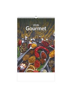 TOPTIMER Naptár, fali, TOPTIMER "Gourmet"