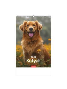 TOPTIMER Naptár, fali, TOPTIMER "Kutyák"