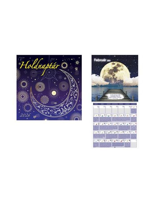 TOPTIMER Naptár, fali, TOPTIMER, "Holdnaptár"