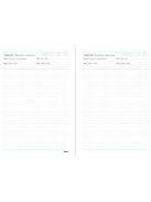 TOPTIMER Tárgyalási napló, B5, TOPTIMER, "Traditional", zöld