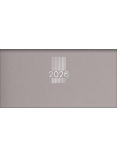   DAYLINER Zsebnaptár, fekvő elrendezésű, DAYLINER, "MyPastel", szürke