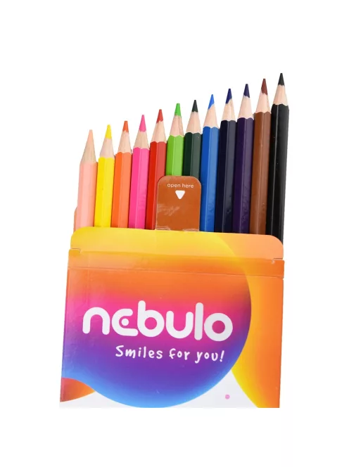 Színes ceruza készlet, Nebulo 12 klf. szín