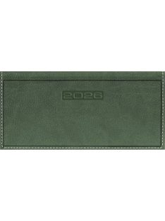   DAYLINER Zsebnaptár, fekvő elrendezésű, DAYLINER, "Sherwood", zöld