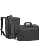 RIVACASE Notebook táska, hátizsákká alakítható, 16", RIVACASE "Central 8290", fekete