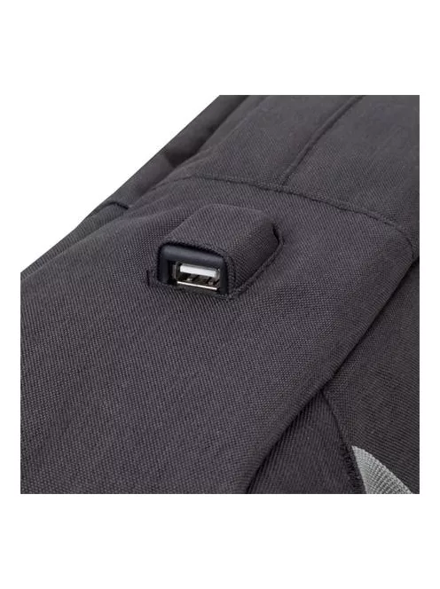 RIVACASE Notebook hátizsák, 15,6", vezeték nélküli egérrel, RIVACASE "Prater 7563", fekete