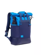 RIVACASE Notebook hátizsák, 15,6", rolltop, 25L, RIVACASE "5321 Dijon", kék