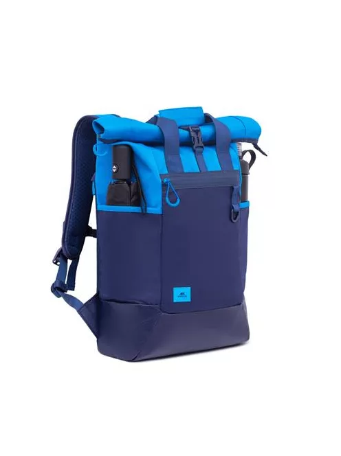 RIVACASE Notebook hátizsák, 15,6", rolltop, 25L, RIVACASE "5321 Dijon", kék
