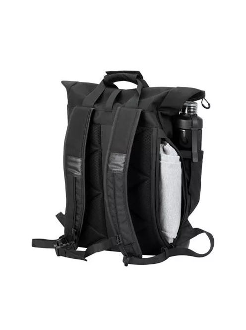 RIVACASE Notebook hátizsák, 15,6", rolltop, 25L, RIVACASE "5321 Dijon", fekete