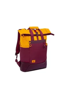   RIVACASE Notebook hátizsák, 15,6", rolltop, 25L, RIVACASE "5321 Dijon", bordó