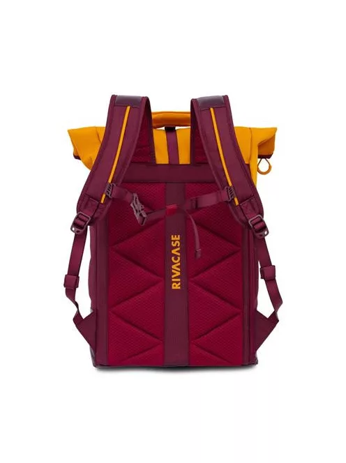 RIVACASE Notebook hátizsák, 15,6", rolltop, 25L, RIVACASE "5321 Dijon", bordó