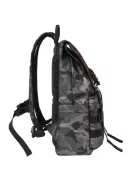 RIVACASE Notebook hátizsák, 15,6", rolltop, 15L, RIVACASE "7621 Sherwood", szürke-terepminta