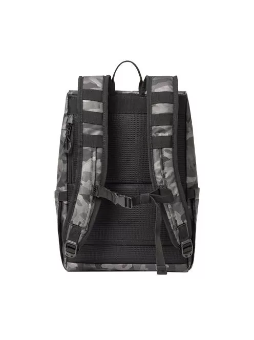 RIVACASE Notebook hátizsák, 15,6", rolltop, 15L, RIVACASE "7621 Sherwood", szürke-terepminta