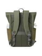 RIVACASE Notebook hátizsák, 14", 17L, rolltop, RIVACASE "Eden ECO 7826", olivazöld
