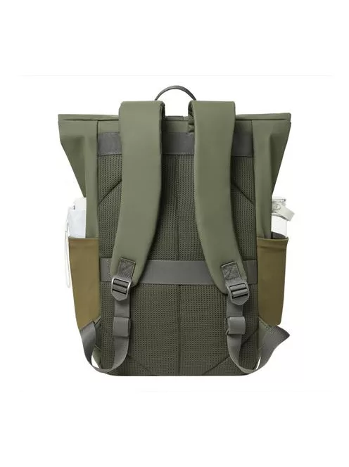 RIVACASE Notebook hátizsák, 14", 17L, rolltop, RIVACASE "Eden ECO 7826", olivazöld