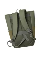 RIVACASE Notebook hátizsák, 14", 17L, rolltop, RIVACASE "Eden ECO 7826", olivazöld