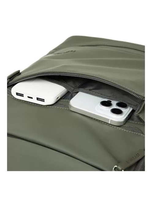 RIVACASE Notebook hátizsák, 15,6", 20L, RIVACASE "Eden ECO 7856", olivazöld