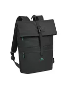 RIVACASE Notebook hátizsák, 15,6", rolltop, 15L, RIVACASE "Gremio ECO 5567", fekete