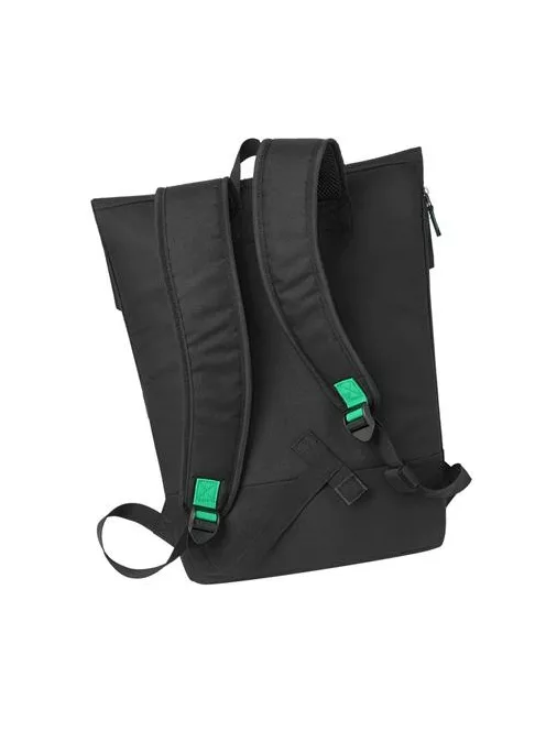 RIVACASE Notebook hátizsák, 15,6", rolltop, 15L, RIVACASE "Gremio ECO 5567", fekete
