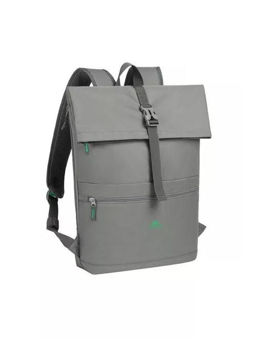 RIVACASE Notebook hátizsák, 15,6", rolltop, 15L, RIVACASE "Gremio ECO 5567", szürke