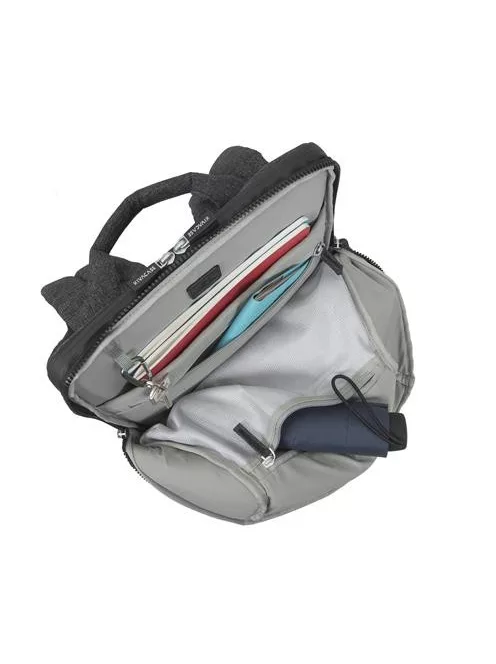 RIVACASE Notebook hátizsák, 15,6", MacBook Pro és Ultrabook, RIVACASE "Lantau 8861", sötétszürke