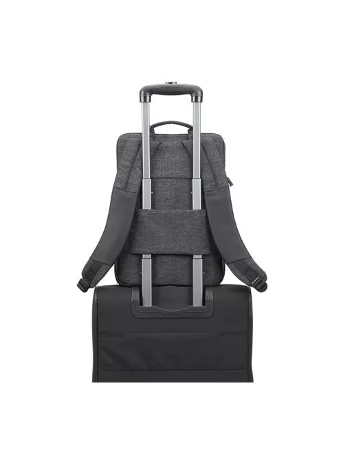 RIVACASE Notebook hátizsák, 15,6", MacBook Pro és Ultrabook, RIVACASE "Lantau 8861", sötétszürke