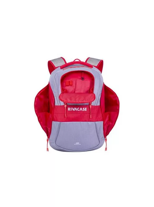 RIVACASE Notebook hátizsák, 15,6", 20L, RIVACASE "5225 Mercantour", szürke-piros
