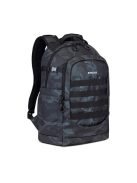 RIVACASE Notebook hátizsák, 15,6", 28L, RIVACASE "7631 Sherwood Navy Camo", fekete-terepminta