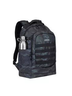   RIVACASE Notebook hátizsák, 15,6", 28L, RIVACASE "7631 Sherwood Navy Camo", fekete-terepminta