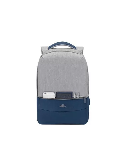 RIVACASE Notebook hátizsák, 15,6", RIVACASE "Prater 7562", szürke-kék
