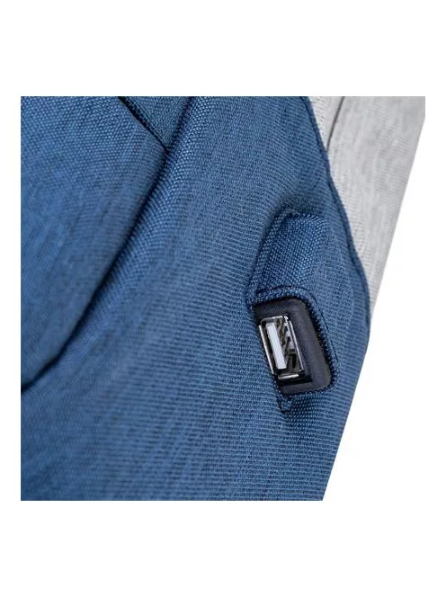 RIVACASE Notebook hátizsák, 15,6", RIVACASE "Prater 7562", szürke-kék