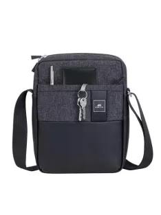   RIVACASE Oldaltáska, tablet 11", RIVACASE "Lantau 8811", szürke-fekete