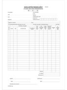 VICTORIA PAPER Nyomtatvány, kiküldetési rendelvény (belföldi), 25x2, A4, VICTORIA PAPER "B.18-73", 10 tömb/csomag