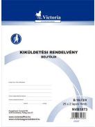 VICTORIA PAPER Nyomtatvány, kiküldetési rendelvény (belföldi), 25x2, A4, VICTORIA PAPER "B.18-73", 10 tömb/csomag