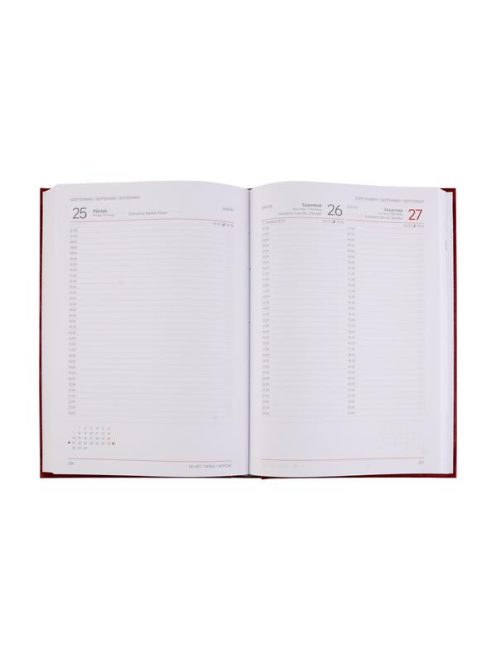 VICTORIA OFFICE Naptár, tervező, A5, napi, VICTORIA OFFICE "Next", lila (2026 évi)