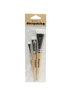   Décopatch Kreatív ecsetkészlet Clairefontaine Décopatch 3 db/csomag nylon