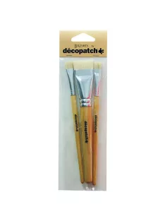  Décopatch Kreatív ecsetkészlet Clairefontaine Décopatch 3 db/csomag selyem