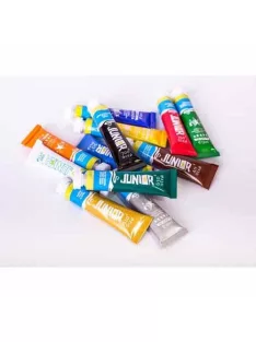   Junior Tempera Junior 12 x 12 ml kemény dobozos ecsettartóval
