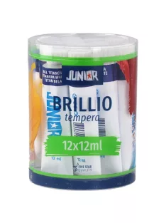 Junior Tempera Brillio Junior 12 ml fehér