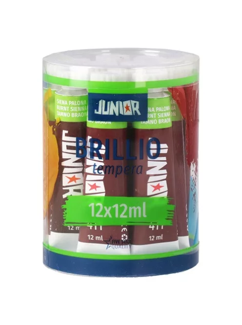 Junior Tempera Brillio Junior 12 ml barna