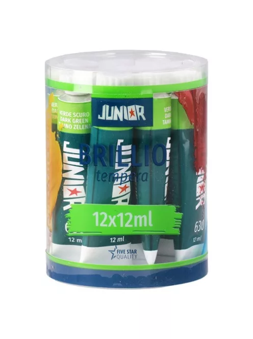 Junior Tempera Brillio Junior 12 ml sötétzöld