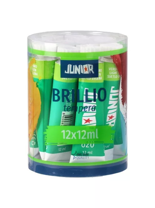 Junior Tempera Brillio Junior 12 ml világoszöld