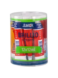 Junior Tempera Brillio Junior 12 ml piros