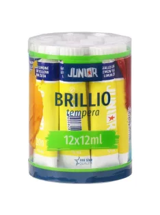 Junior Tempera Brillio Junior 12 ml sárga