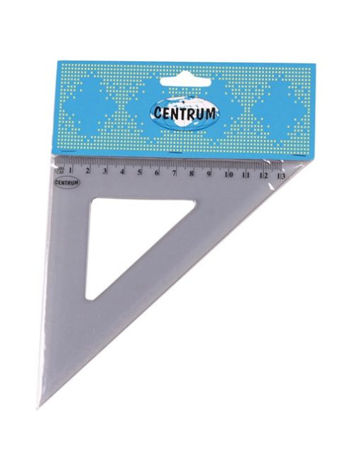 Centrum Vonalzó Centrum háromszög 45 fokos 13 cm csomagolt