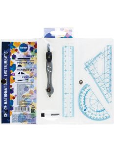 Centrum Vonalzó Centrum 3 db-os klt. + körző