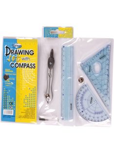 Centrum Vonalzó Centrum 3 db-os klt. + körző