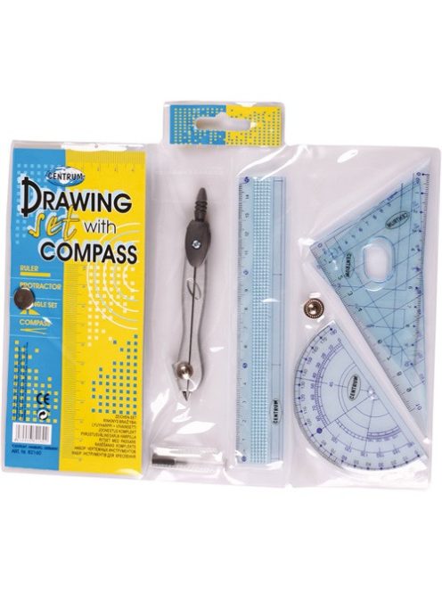 Centrum Vonalzó Centrum 3 db-os klt. + körző